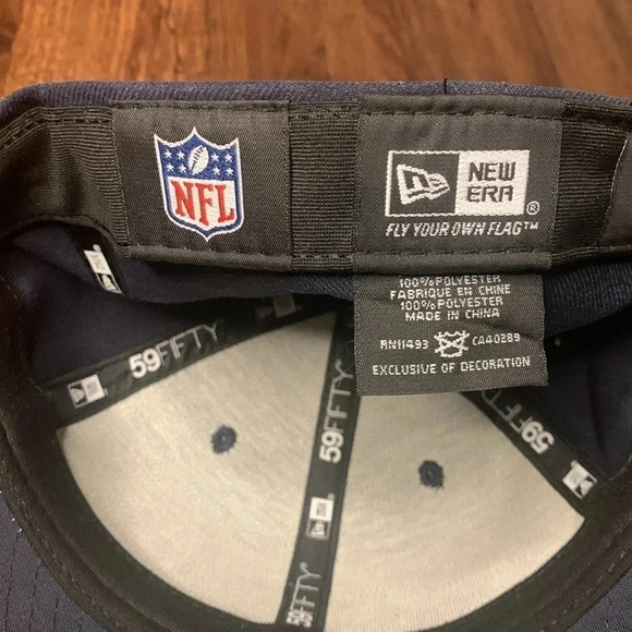 Chicago Bears NFL OnField Cap Blue 7 1/2 NWT - Picture 7 of 7